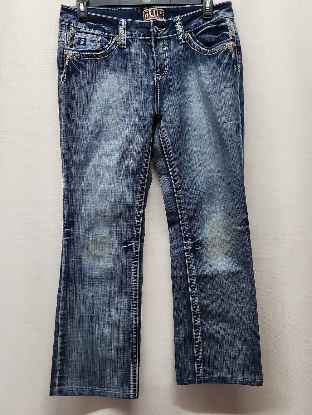 Blue Women's Straight-Leg Jeans